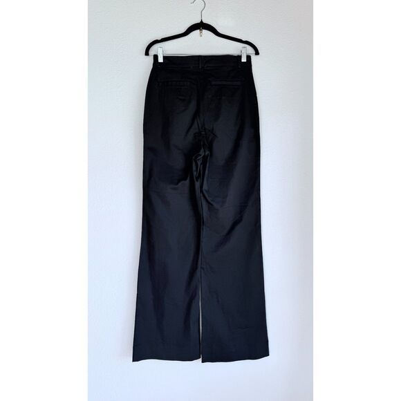 NEW SAMPLE Cleobella Brass Snap Pocket Front Slit Sailor Pants in Black Size S - Picture 3 of 7
